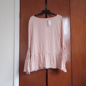 Joie long sleeve blouse size L
